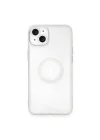 Mey İthalat®   iPhone 14 Plus Kılıf Santa Lens Silikon - Şeffaf
