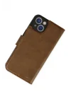 Mey İthalat®   iPhone 14 Plus Kılıf Trend S Plus Kapaklı Kılıf - Taba