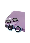 Mey İthalat®  iPhone 14 Plus Raze Metal Kamera Lens - Mavi