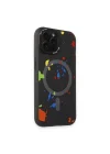 Mey İthalat®   iPhone 14 Pro Colorful Magsafe Kapak - Siyah