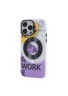 Mey İthalat®  iPhone 14 Pro Kılıf Apollo Magneticsafe Desenli Kapak - Apollo Şeffaf - 6