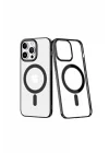 Mey İthalat®  iPhone 14 Pro Kılıf Element Magneticsafe Sert Kapak - Siyah