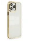 Mey İthalat®  iPhone 14 Pro Kılıf Element Silikon - Gold