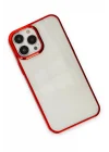 Mey İthalat®  iPhone 14 Pro Kılıf Element Silikon - Kırmızı