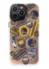 Mey İthalat®  iPhone 14 Pro Kılıf Estoril Desenli Kapak - Estoril - 13