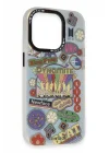 Mey İthalat®  iPhone 14 Pro Kılıf Estoril Desenli Kapak - Estoril - 14