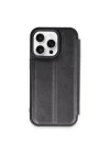 Mey İthalat®   iPhone 14 Pro Kılıf Flip Cover - Siyah