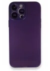 Mey İthalat®  iPhone 14 Pro Kılıf PP Ultra İnce Kapak - Mor