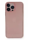 Mey İthalat®  iPhone 14 Pro Kılıf PP Ultra İnce Kapak - Pembe
