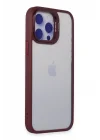 Mey İthalat®  iPhone 14 Pro Kılıf Roblox Lens Standlı Kapak - Bordo