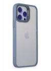 Mey İthalat®  iPhone 14 Pro Kılıf Roblox Lens Standlı Kapak - Sierra Blue