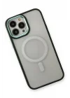 Mey İthalat®  iPhone 14 Pro Kılıf Room Magneticsafe Silikon - Köknar Yeşili