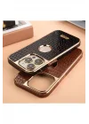 Mey İthalat®  iPhone 14 Pro Kılıf Snake Kapak - Bordo