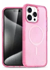 Mey İthalat®   iPhone 14 Pro Kılıf Star Magsafe Kapak - Pembe