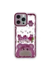 Mey İthalat®   iPhone 14 Pro Kılıf Sweet Desenli Silikon Kapak - Pembe