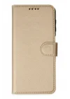 Mey İthalat®  iPhone 14 Pro Kılıf Trend S Plus Kapaklı Kılıf - Gold