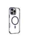 Mey İthalat®   iPhone 14 Pro Max Hilton Magsafe Kapak - Lacivert