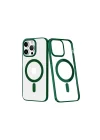 Mey İthalat®  iPhone 14 Pro Max Kılıf Element Magneticsafe Sert Kapak - Köknar Yeşili