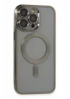 Mey İthalat®  iPhone 14 Pro Max Kılıf Kross Magneticsafe Kapak - Titan Gri