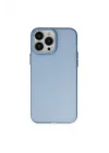 Mey İthalat®   iPhone 14 Pro Max Kılıf Modos Metal Kapak - Mavi