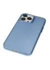 Mey İthalat®   iPhone 14 Pro Max Kılıf Modos Metal Kapak - Mavi