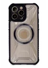 Mey İthalat®  iPhone 14 Pro Max Kılıf Prag Magneticsafe Kapak - Siyah