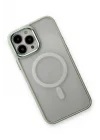 Mey İthalat®  iPhone 14 Pro Max Kılıf Room Magneticsafe Silikon - Su Yeşili