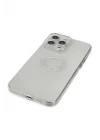 Mey İthalat®   iPhone 14 Pro Max Kılıf Santa Lens Silikon - Şeffaf