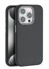 Mey İthalat®  iPhone 14 Pro Max Kılıf Wonder Deri Magsafe Kapak - Siyah