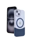 Mey İthalat®  iPhone 14 Velar Magsafe Kapak - Lacivert