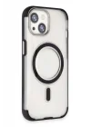 Mey İthalat®   iPhone 15 Hilton Magsafe Kapak - Siyah