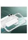 Mey İthalat®  iPhone 15 Kılıf Alfa Magsafe Standlı Kapak - Siyah