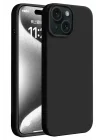 Mey İthalat®  iPhone 15 Kılıf First Silikon - Siyah
