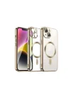 Mey İthalat®  iPhone 15 Kılıf Kross Magneticsafe Kapak - Gold