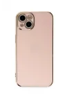 Mey İthalat®  iPhone 15 Kılıf Volet Silikon - Pembe
