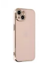 Mey İthalat®  iPhone 15 Kılıf Volet Silikon - Pembe