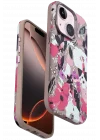 Mey İthalat®  iPhone 15 Plus Flower Series Magsafe Kapak - Pembe