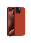 Mey İthalat®  iPhone 15 Plus Kılıf First Silikon - Kırmızı