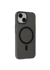 Mey İthalat®  iPhone 15 Plus Tuna PC Slim Magsafe Kapak - Siyah
