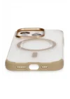 Mey İthalat®   iPhone 15 Pro Hilton Magsafe Kapak - Gold