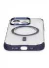 Mey İthalat®   iPhone 15 Pro Hilton Magsafe Kapak - Lacivert