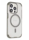 Mey İthalat®   iPhone 15 Pro Hilton Magsafe Kapak - Titan Gri