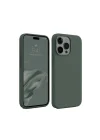 Mey İthalat®  iPhone 15 Pro Kılıf First Silikon - Koyu Yeşil