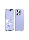 Mey İthalat®  iPhone 15 Pro Kılıf First Silikon - Lila