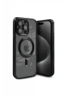 Mey İthalat®  iPhone 15 Pro Kılıf Kross Magneticsafe Kapak - Siyah