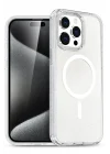 Mey İthalat®   iPhone 15 Pro Kılıf Star Magsafe Kapak - Şeffaf