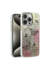 Mey İthalat®  iPhone 15 Pro Max Kılıf Blade Aynalı Desenli Kapak - Desen 6