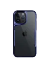 Mey İthalat®   iPhone 15 Pro Max Kılıf Boyi Silikon Kapak - Lacivert
