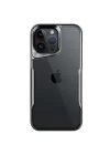 Mey İthalat®   iPhone 15 Pro Max Kılıf Boyi Silikon Kapak - Titan Gri