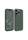 Mey İthalat®  iPhone 15 Pro Max Kılıf First Silikon - Koyu Yeşil